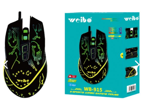 MOUSE GAMER WB-915
