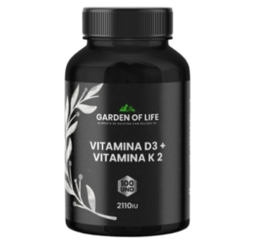 vitamina d3 + vitamina k2 garden of life