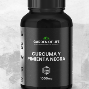 curcuma y pimienta negra garden of life